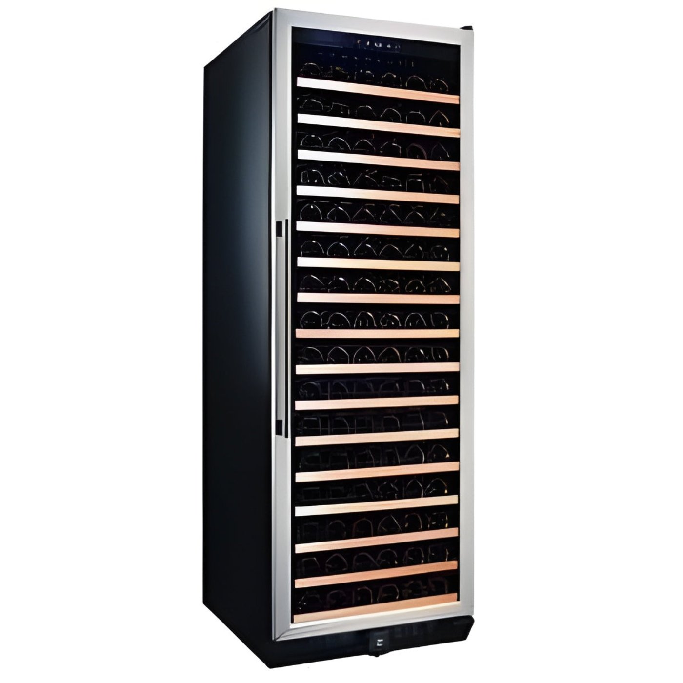 Smith and Hanks 166 Bottle Single Zone Wine Cooler, Stainless Steel Door Trim - RW428SR