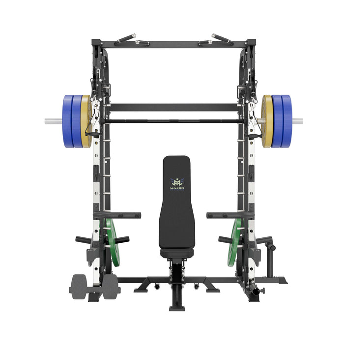 MAJOR FITNESS All-In-One Home Gym Smith Machine Package Spirit B2 - S9-PLT01BL-OWPNT230