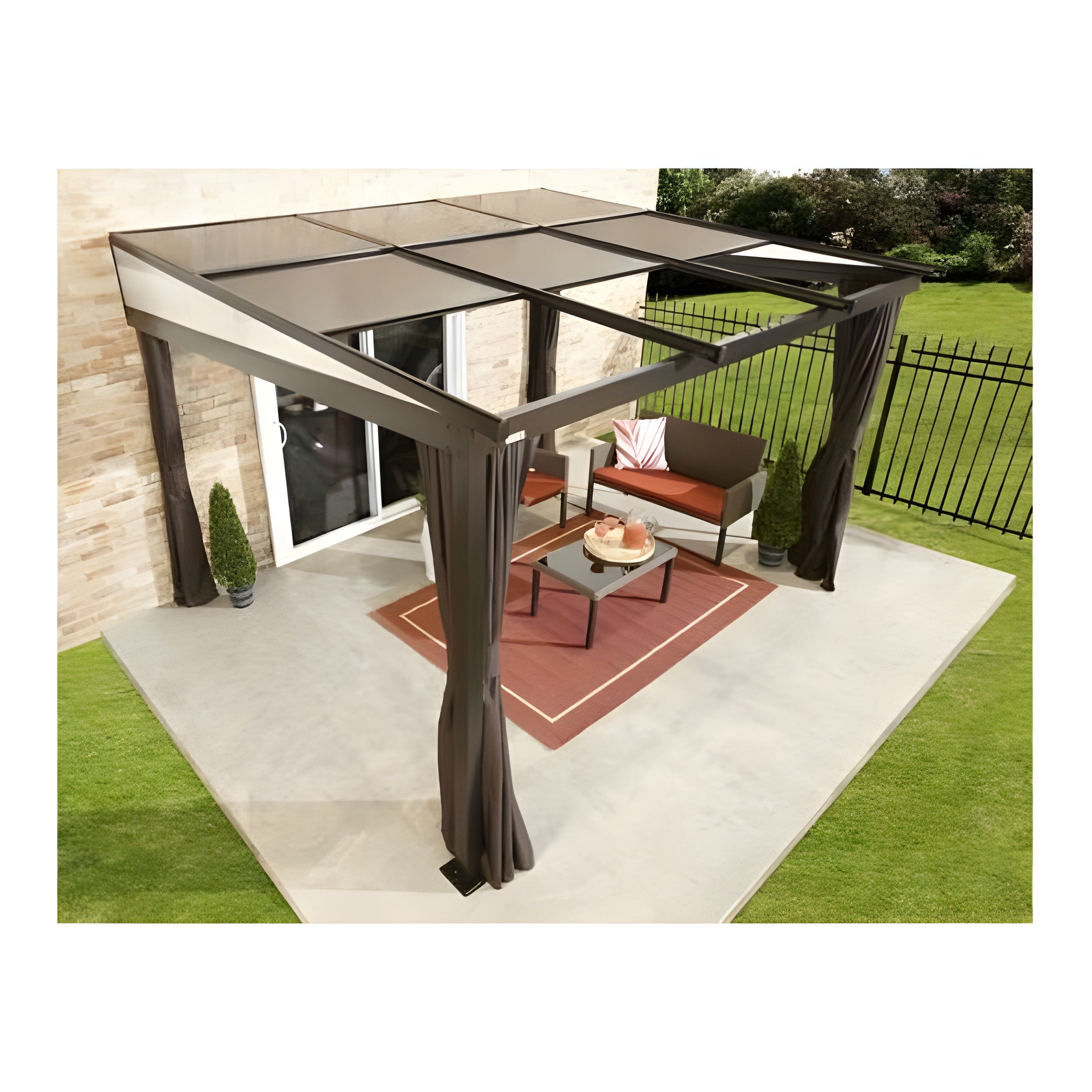 Sojag™ Budapest 10x12 Patio Gazebo with Mosquito Netting