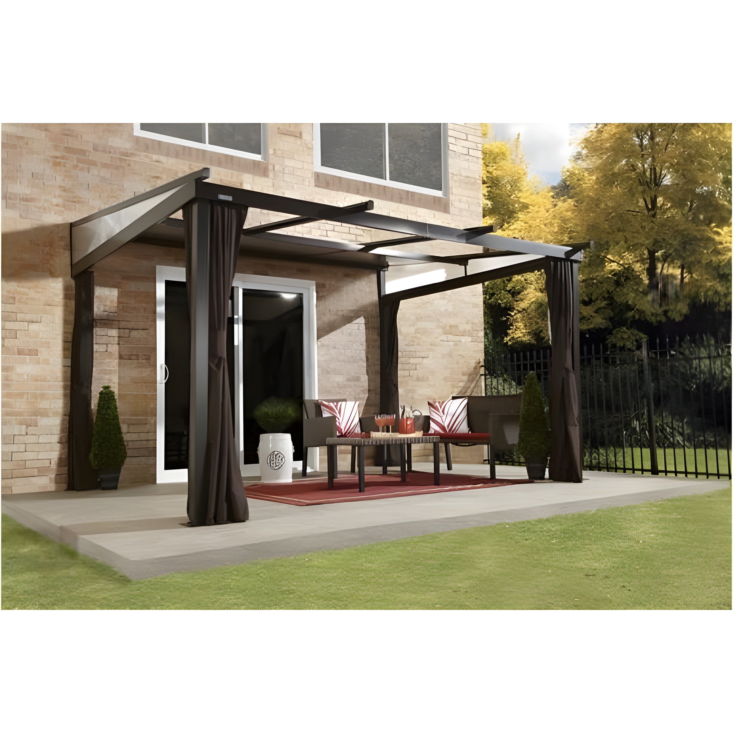 Sojag™ Budapest 10x12 Patio Gazebo with Mosquito Netting