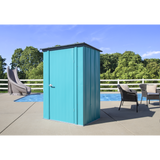 Spacemaker Patio Shed 4 x 3 Ft. In Teal And Anthracite - CY43T21