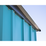 Spacemaker Patio Shed 4 x 3 Ft. In Teal And Anthracite - CY43T21