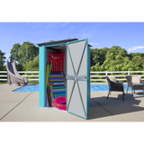 Spacemaker Patio Shed 4 x 3 Ft. In Teal And Anthracite - CY43T21