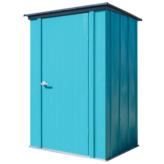 Spacemaker Patio Shed 4 x 3 Ft. In Teal And Anthracite - CY43T21