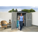 Spacemaker Patio Shed In Flute Grey And Anthracite - PS43