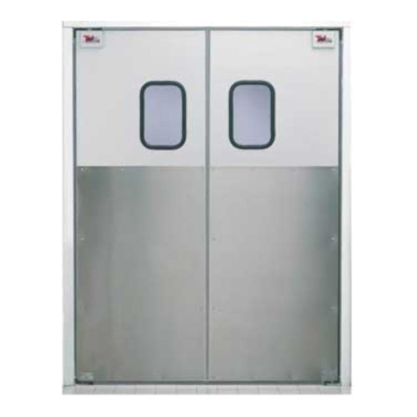 Curtron SPD-30-AL-DBL-7884 78" x 84" Service-Pro Series 30 Double Swing Door - CUSPD30ALDBL7884