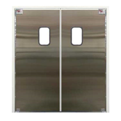 Curtron SPD-30-SS-DBL-5496 54" x 96" Service-Pro Series 30 Double Swing Door - CUSPD30SSDBL5496