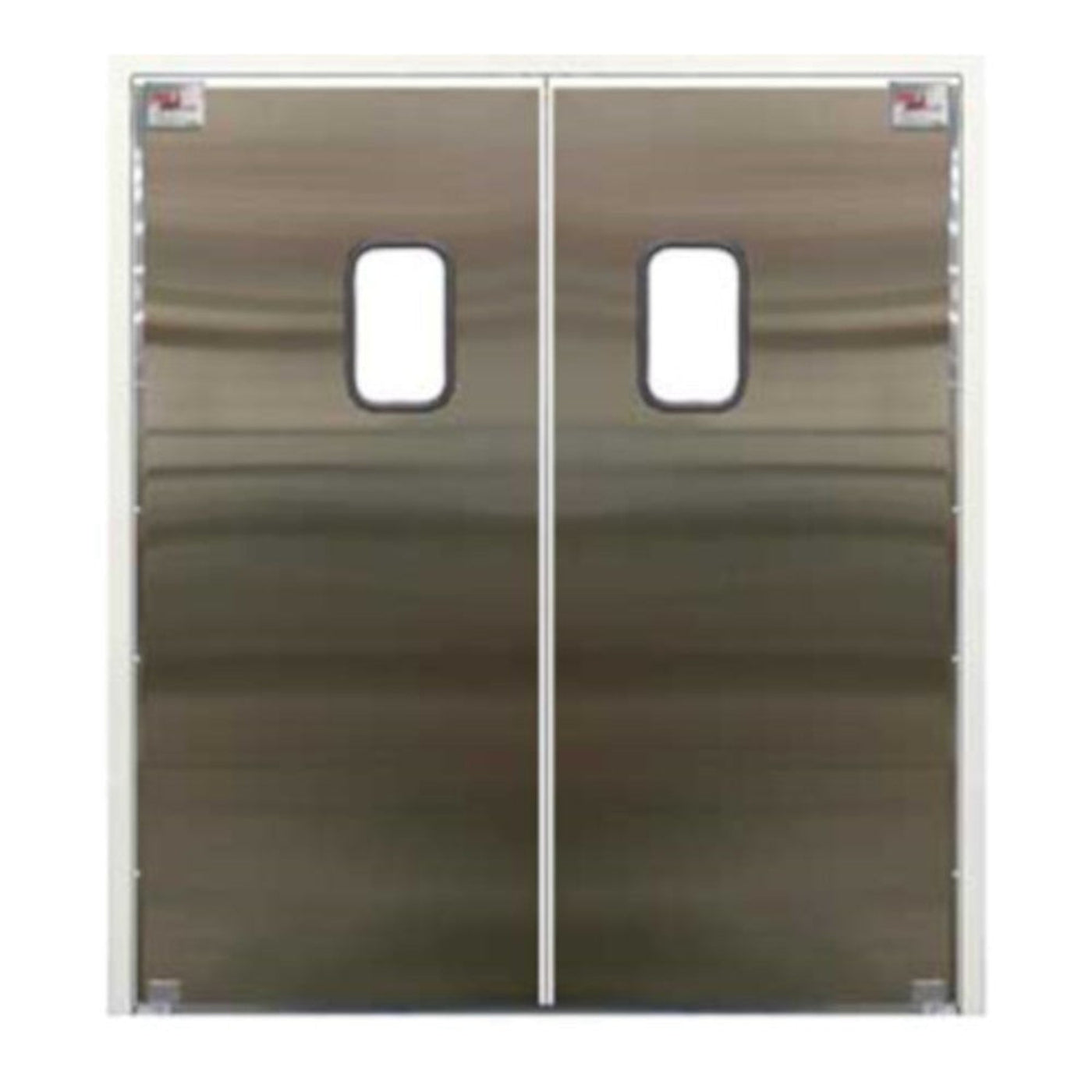 Curtron SPD-30-SS-DBL-3696 36" x 96" Service-Pro Series 30 Double Swing Door - CUSPD30SSDBL3696
