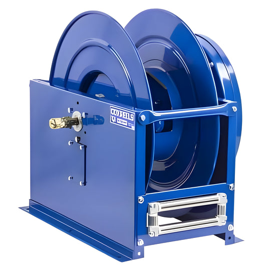 Coxreels DP Series "Dual Product Delivery" Low-Pressure Spring Driven Hose Reels - DLPL-3100