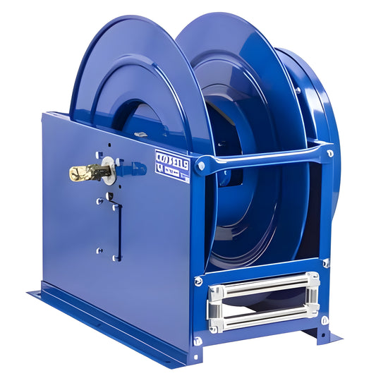 Coxreels DP Series "Dual Product Delivery" Medium-Pressure Spring Driven Hose Reels - DMPL-3100