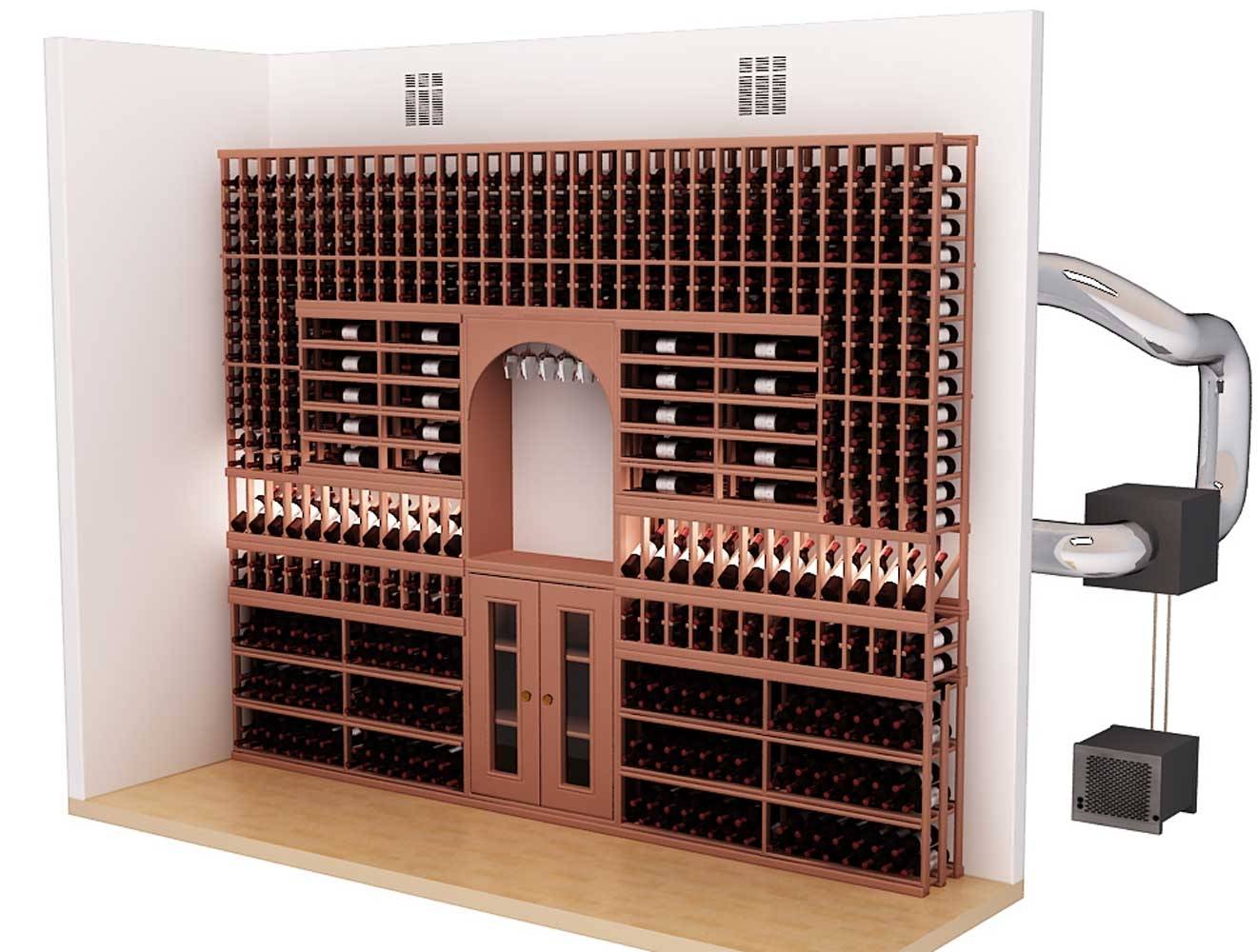 Vinotemp Wine-Mate 4500SSH Split Central-Ducted Wine Cooling System - WM-4500SSH