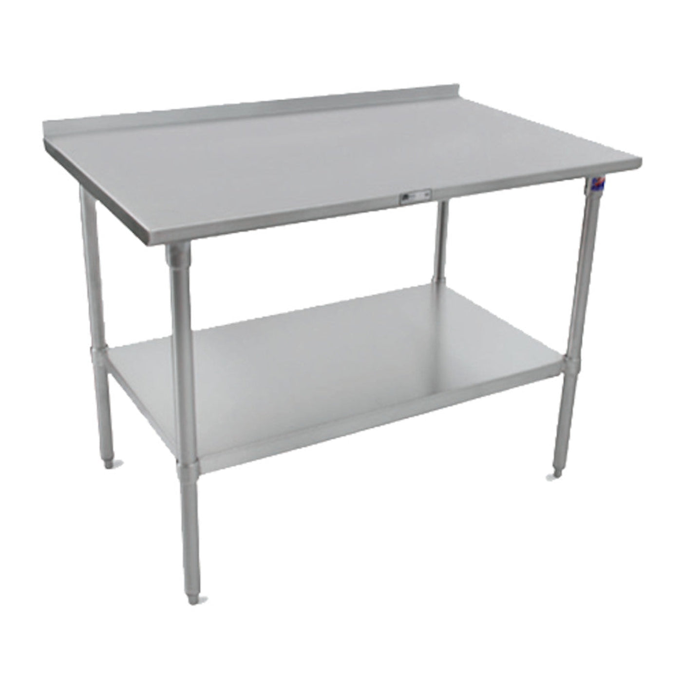 John Boos ST6R1.5-3084SSK Stainless Steel 84" W x 30" D Work Table - JBST6R153084SSK