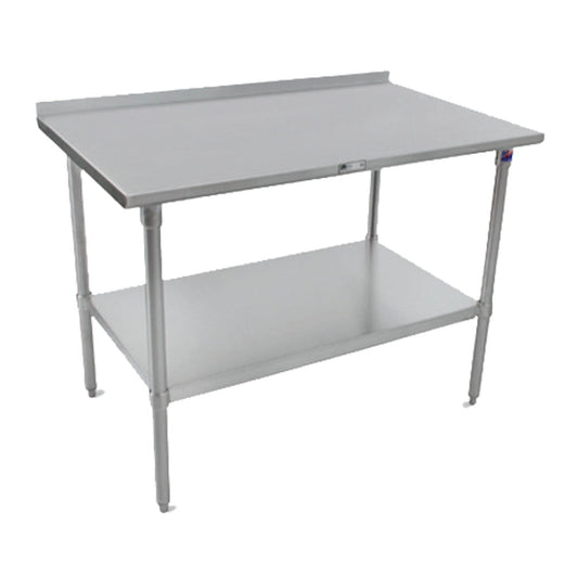 John Boos ST6R1.5-3060SSK Stainless Steel 60" W x 30" D Work Table - JBST6R153060SSK