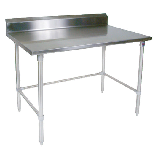 John Boos ST6R5-24120SBK Open Base 120"W x 24"D Stainless Steel Work Table