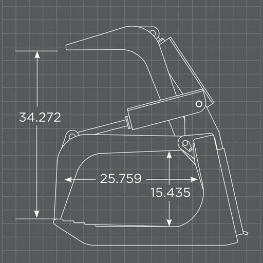 Loflin Fabrication Medium Duty Root Grapple - 0010501060