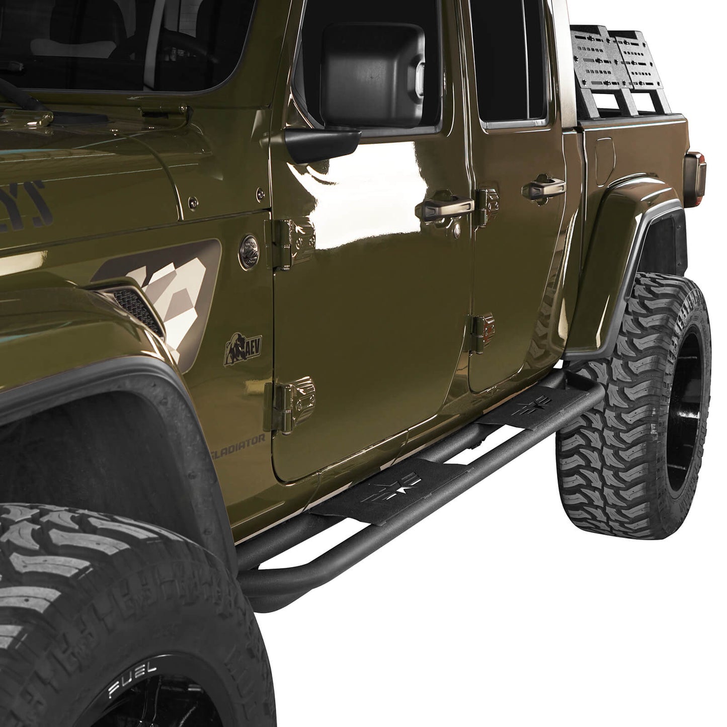 Hooke Road e Step Tubular Running Boards(20-25 Jeep Gladiator JT) - HE.7002A-S&HE.7002B-S