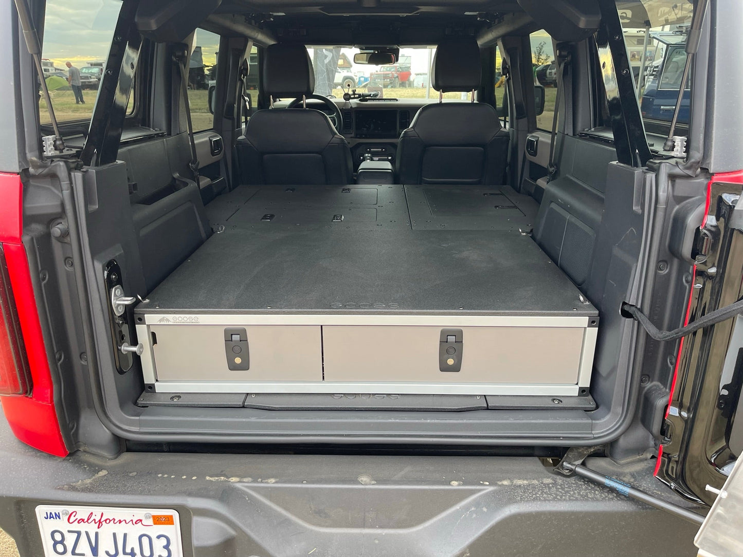 GOOSE GEAR Stealth Sleep and Storage Package for Ford Bronco 2021-Present 6th Gen. 4 Door - 4729-GGR-SH