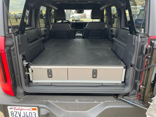 GOOSE GEAR Stealth Sleep and Storage Package for Ford Bronco 2021-Present 6th Gen. 4 Door - 4729-GGR-SH