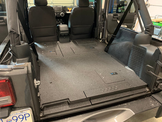 GOOSE GEAR Stealth Sleep Package for Jeep Wrangler JKU 4 Door - 1141-GGR-SH