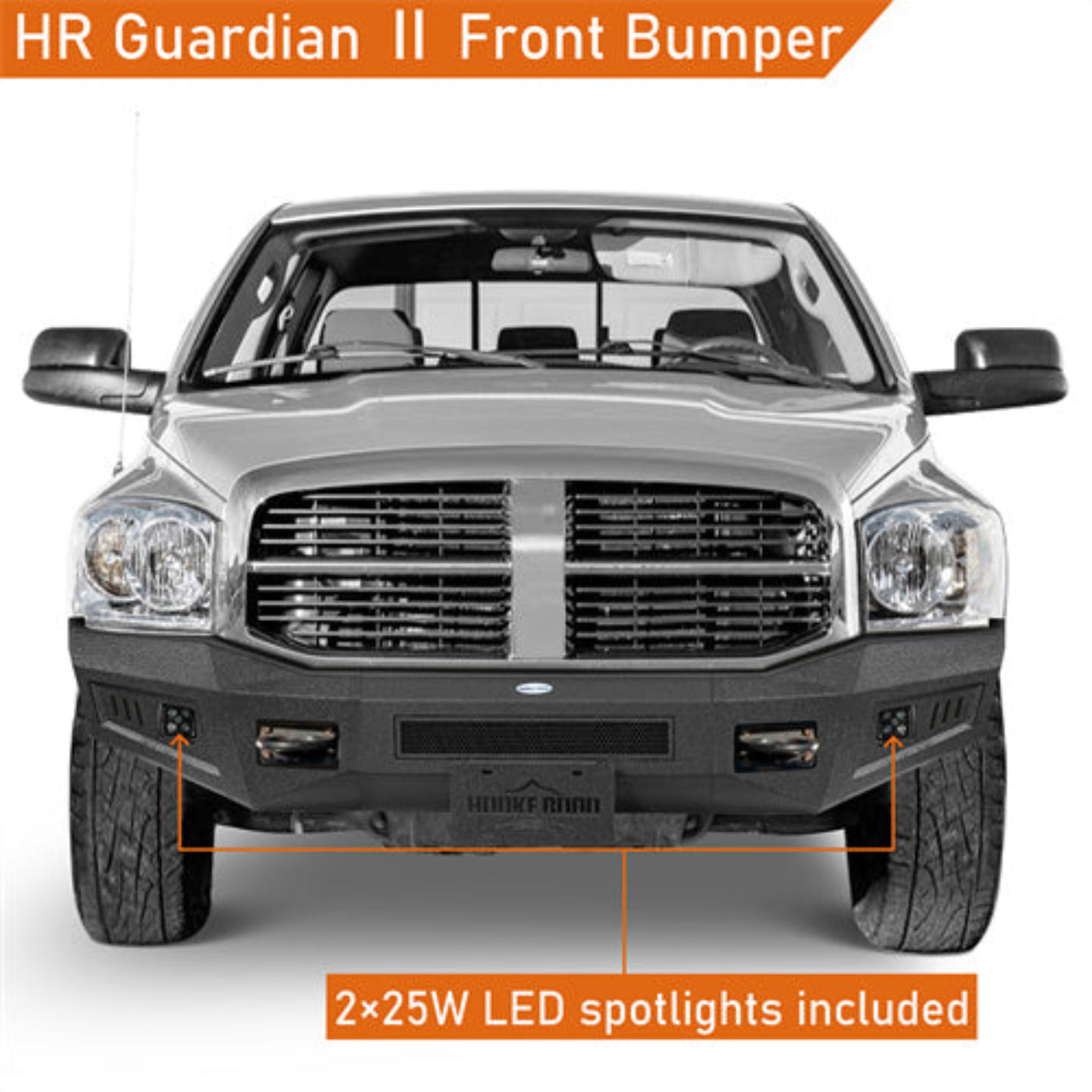 Front Bumper for 2006-2009 Ram 2500 3500 - Hooke Road - HE.6480
