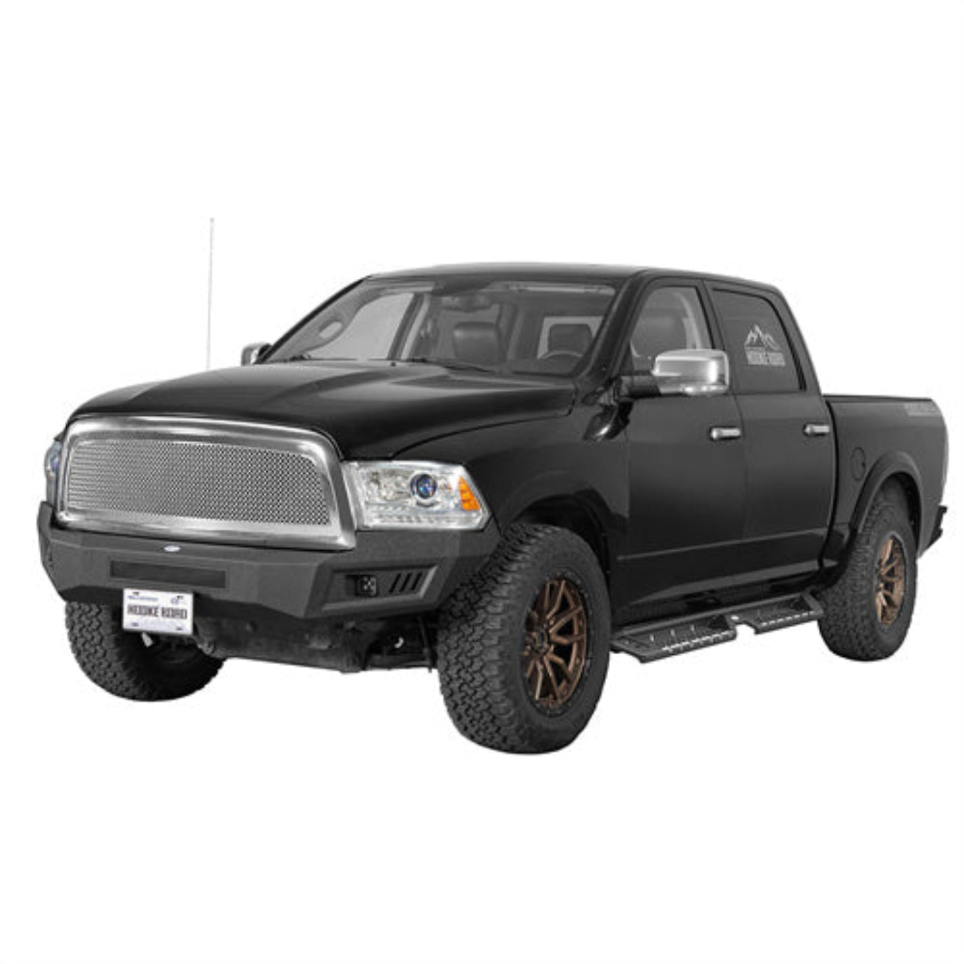 Hooke Road Steel Front Bumper for 2009-2012 Ram 1500 - HE.6204