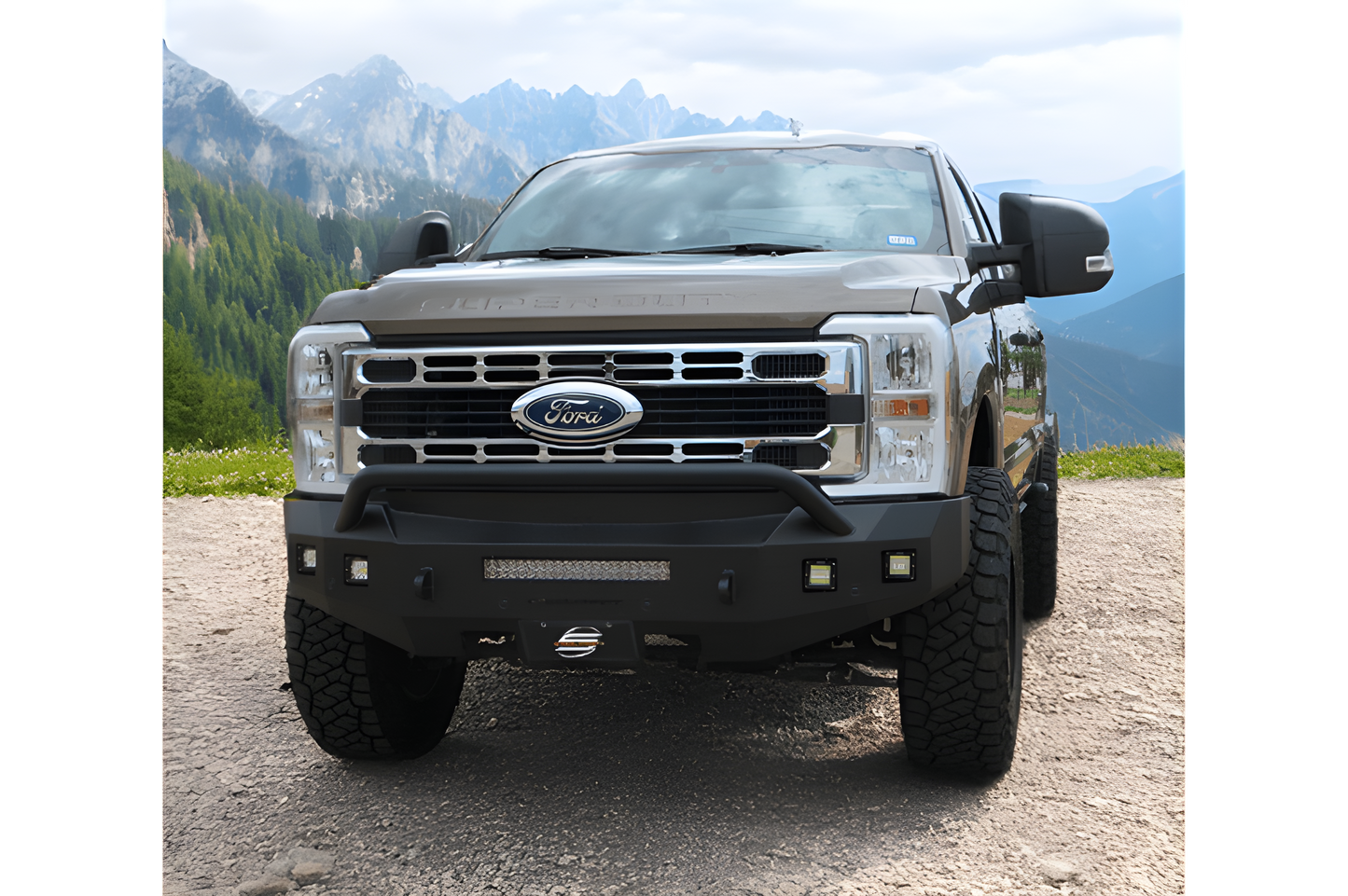 Steelcraft Ford F450/F550 Superduty 2023-2024 Fortis Bull Nose Front Bumper - 71-11390HP