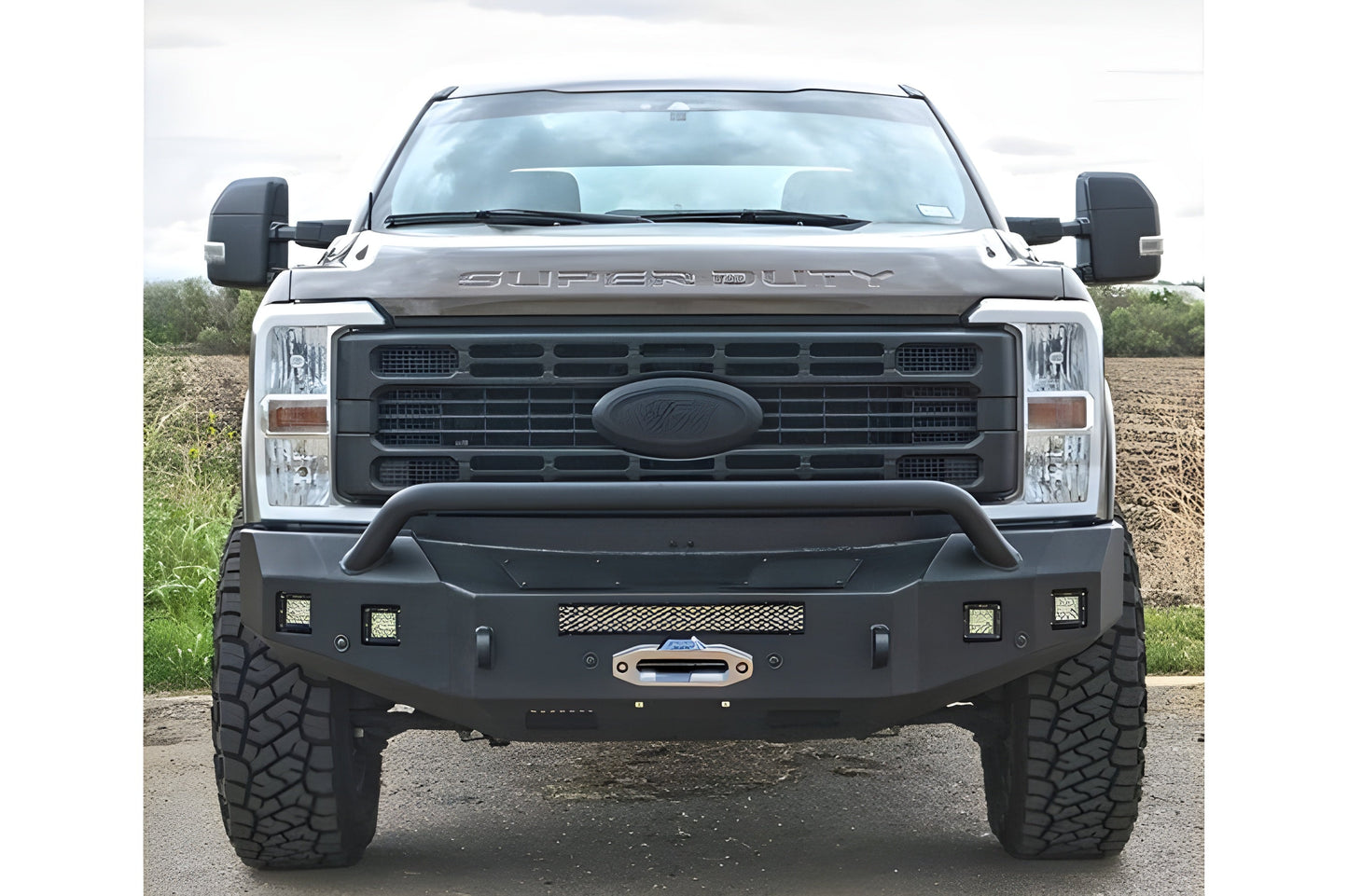 Steelcraft Ford F450/F550 Superduty 2023-2024 Fortis Front Bumper Winch Ready - 71-11390HPW