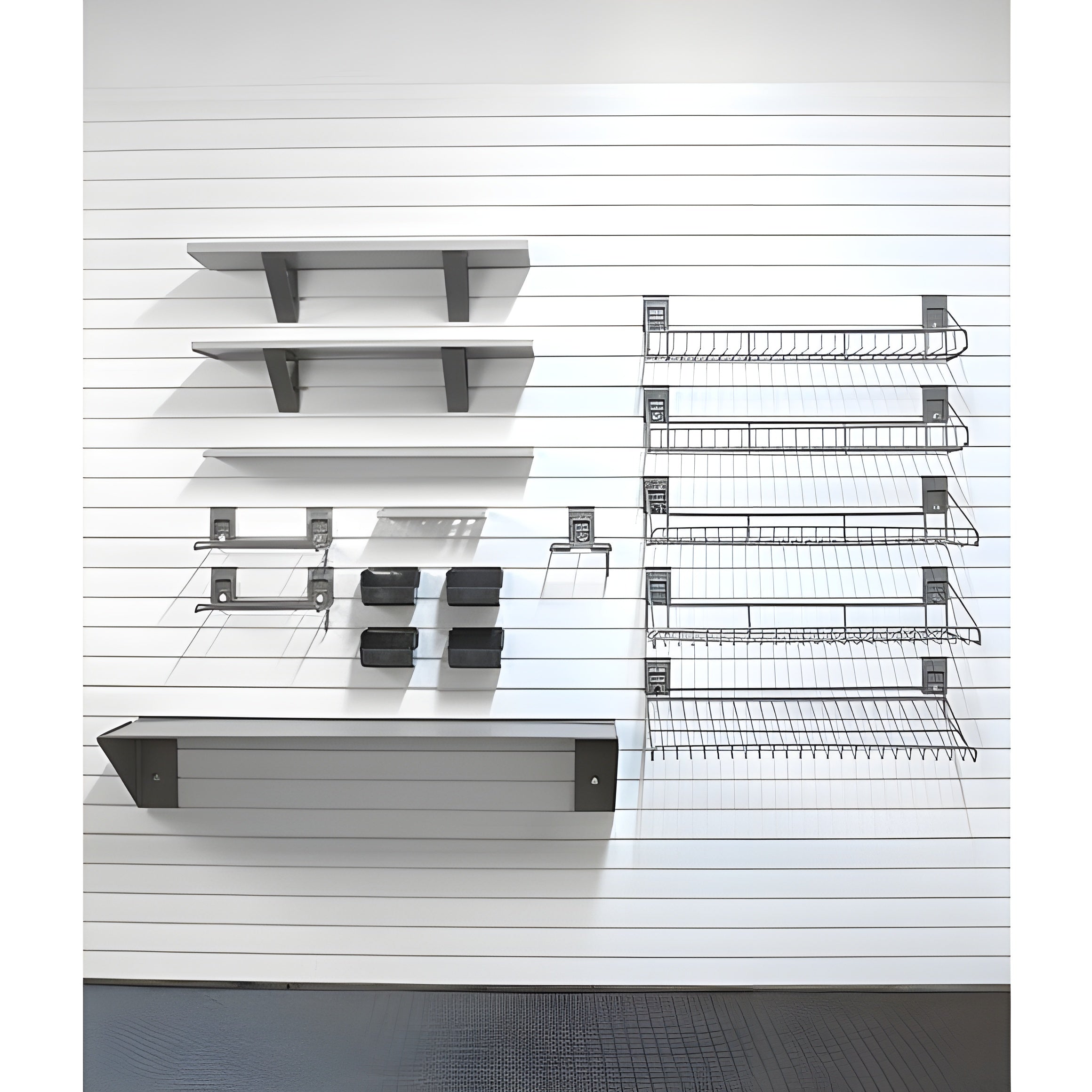 storeWALL Deluxe Shelf Bundle - DELUXE-SHELF-BUNDLE