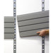 storeWALL 8' Heavy Duty Slatwall Panels + InstallStrips - IS-8-HD-WB