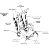 Stryker Model 6254 Evacuation Chair - MFI-SYK-6254