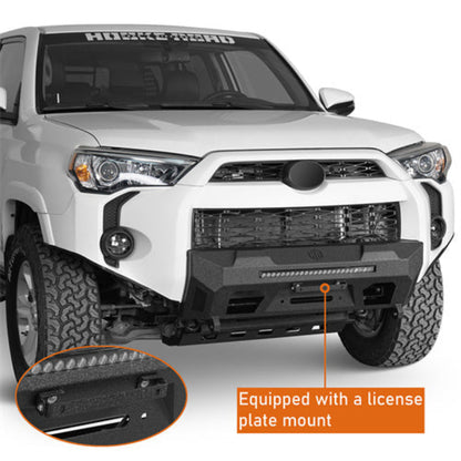 Stubby Front Bumper for 14-24 Toyota 4Runner (Excluding Limited & Nightshade) - Hooke Road - HE.9819-S