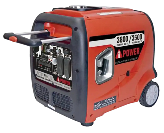 A-iPower 3500W/3800W Recoil Gas Inverter Generator New - SUA3800I