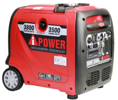 A-iPower 3500W/3800W Recoil Gas Inverter Generator New - SUA3800I