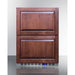 Accucold Summit - 24" 3.4 cu. ft. Stainless Steel or Custom Panel Undercounter Compact - FF642D