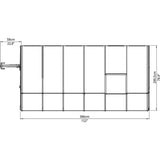 Rion Sun Room 6' x 12' Greenhouse - HG7512