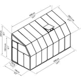 Rion Sun Room 6' x 14' Greenhouse - HG7514