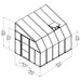 Rion Sun Room 8' x 10' Greenhouse - HG7610