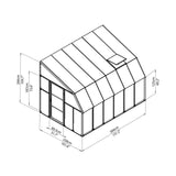 Rion Sun Room 8' x 12' Greenhouse - HG7612