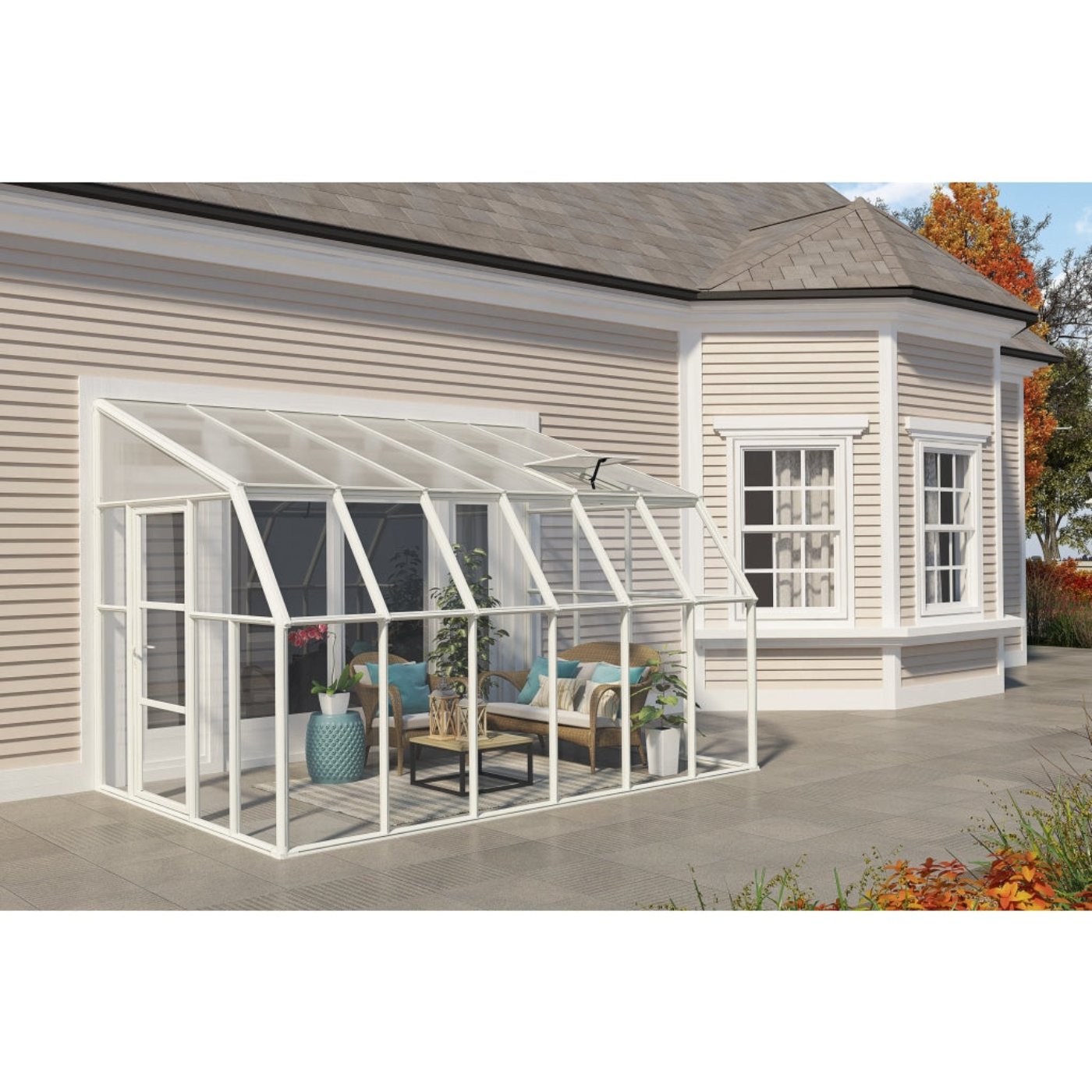 Rion Sun Room 8' x 12' Greenhouse - HG7612