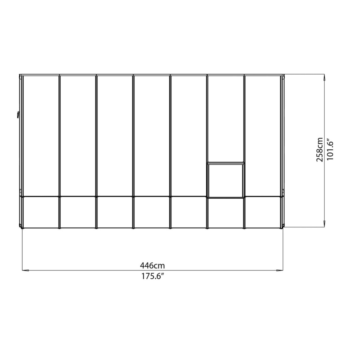 Rion Sun Room 8' x 14' Greenhouse - HG7614