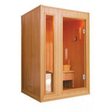 SunRay Baldwin Harvia Indoor 2 Person Traditional Steam Sauna - HL200SN - Backyard Provider