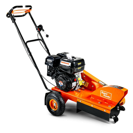SuperHandy Compact Stump Grinder Pro - 9HP, 12" Cutting Blade, Effortless Stump Removal - GUO110-FBA