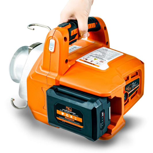 SuperHandy Electric Capstan Winch - 48V 2Ah Battery, Low-Stretch Rope - GUO076-FBA