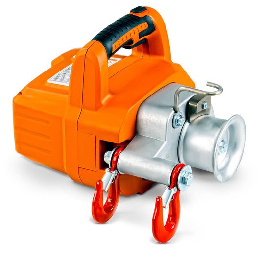 SuperHandy Electric Capstan Winch - 48V 2Ah Battery, Low-Stretch Rope - GUO076-FBA