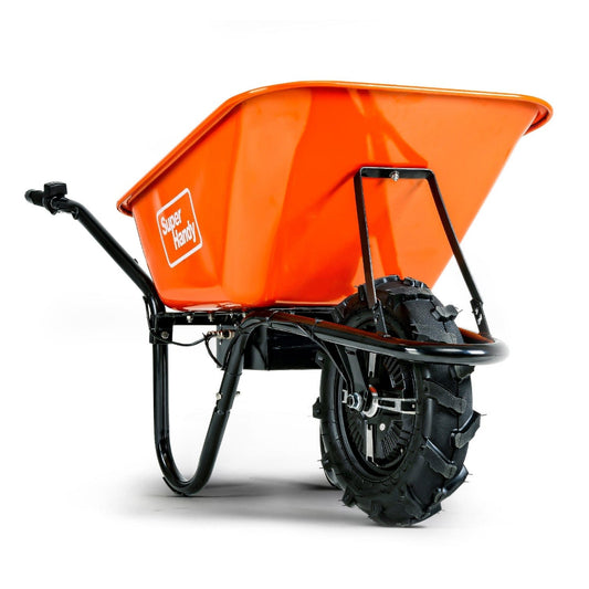 Electric Wheelbarrow - 24V 12Ah Battery, 330Lb Capacity - GUO087-FBA