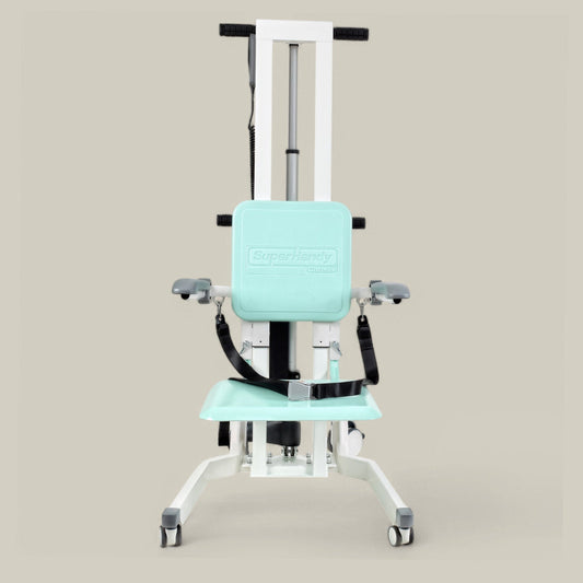 SuperHandy GoRise TX Patient Transfer Lift 500 lb Capacity, Portable Floor-to-Stand with Ergonomic Support - GUT169-FBA