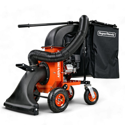 SuperHandy Leaf Vacuum & Wood Chipper - 7HP Engine, 10:1 Mulch Ratio, Max 2" Branches - GUO128-FBA
