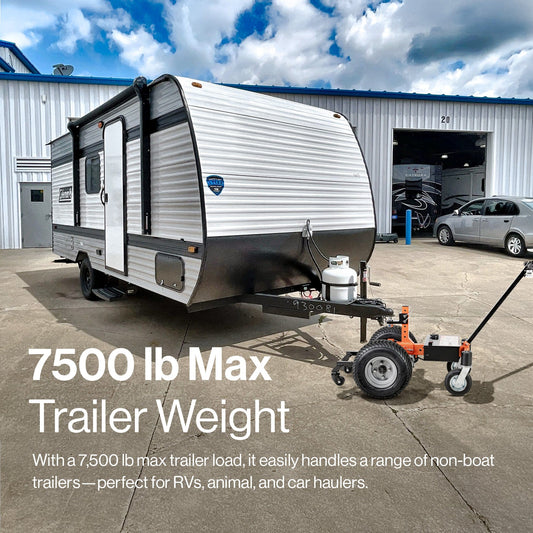 SuperHandy Electric Trailer Dolly Pro - 24V 9Ah Battery, 7500 Lb Towing Capacity - GUO134-FBA
