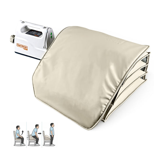 SuperHandy Electric Seat Lift Assist Cushion for Elderly, Battery Powered Lifting Device, Air Cushion Mode - GUT189-FBA