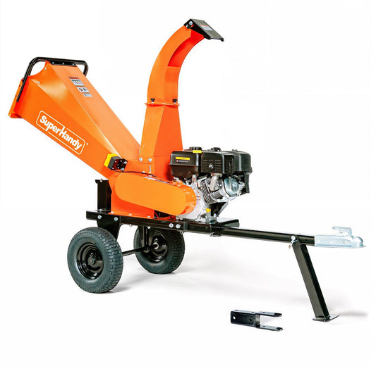 SuperHandy Towable Wood Chipper Shredder – 5 in. Chipping Capacity, 15HP , 420cc Engine, Heavy Duty for Yard, Forestry, or Landscaping - GUO140-FBA